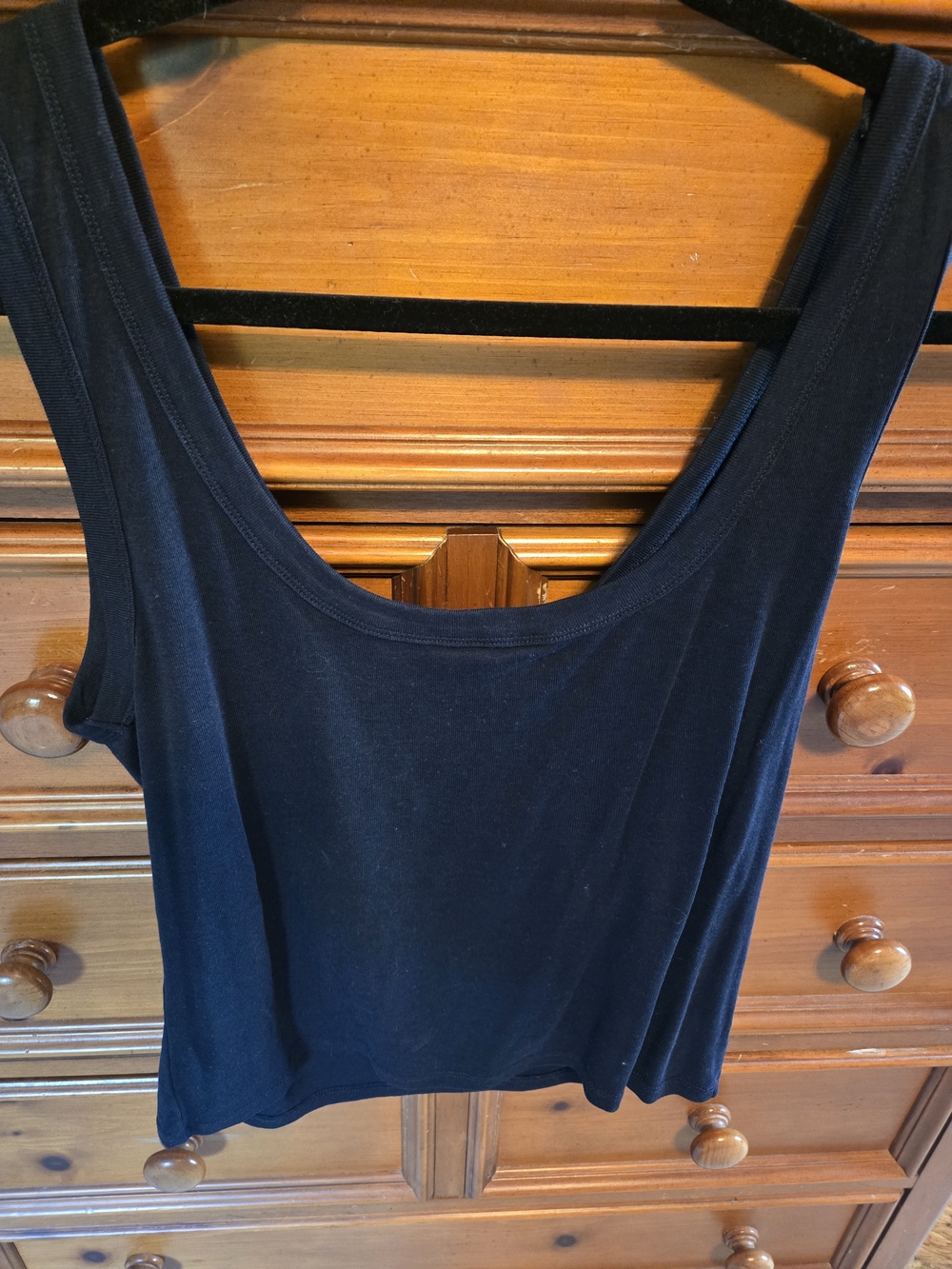 Splendid Navy Blue Scoop Neck Tank Top